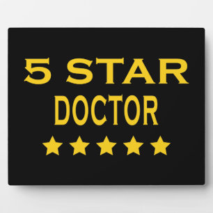 Plaque Photo Funny Cool Doctors : Five Star Doctor