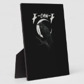 Plaque Photo Funny Crow Essential Retro Classic (Côté)