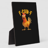 Plaque Photo Funny F-Caw-F Chicken F-Caw-F Chicken Classic Cool (Côté)