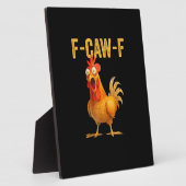 Plaque Photo Funny F-Caw-F Chicken F-Caw-F Chicken Minimal Clea (Côté)