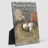 Plaque Photo Funny Kiwi Birds Tending Their Fruit (Côté)