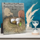 Plaque Photo Funny Kiwi Birds Tending Their Fruit (Côté)