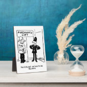 Plaque Photo Funny pompier pompier et policier Funny (Côté)