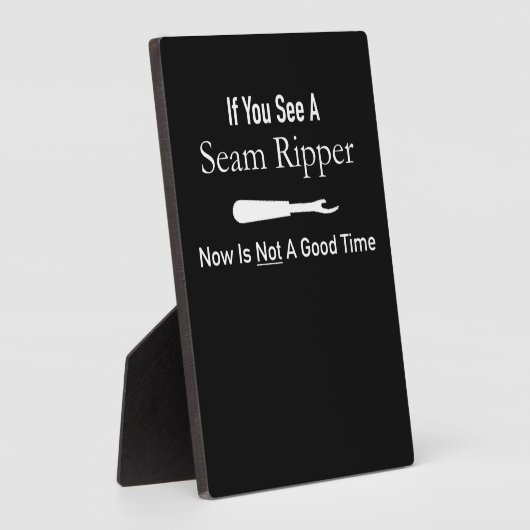 Plaque Photo Funny Quilting Seamstress Idée cadeau Quilting (Côté)