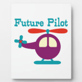 Plaque Photo Futur pilote (Devant)