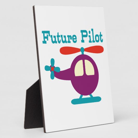 Plaque Photo Futur pilote (Côté)