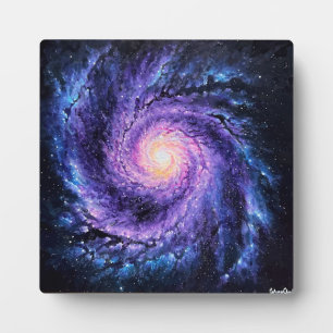 Plaque Photo Galaxie Spyral
