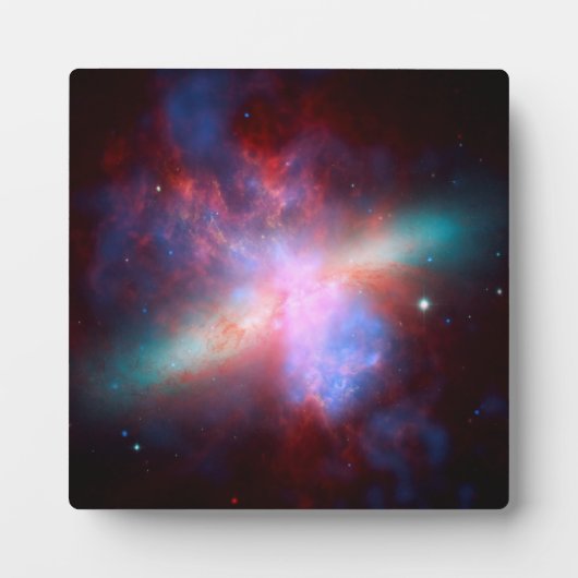 Plaque Photo Galaxy M82 (Devant)