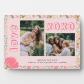 Plaque Photo Galentine's Day best friends photo keepsake (Devant)