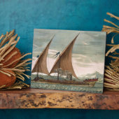 Plaque Photo Galerie sous voile, norme de vol du commandant (Côté)