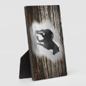 Plaque Photo Galloping de Wild Horse (Côté)