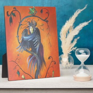 Plaque Photo Gamaun L'Oiseau Prophétique Avec Des Plumes Rouill