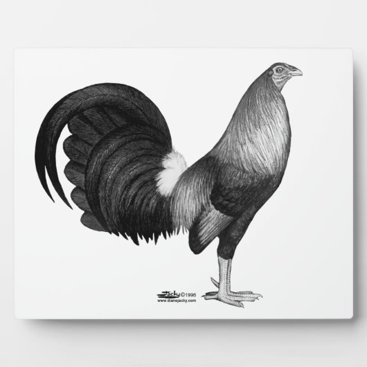 Plaque Photo Gamecock Red Hatch (Devant)