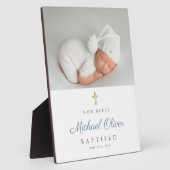 Plaque Photo Garde-photo baptisée moderne (Côté)