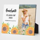 Plaque Photo Garde-photo de tournesol (Côté)