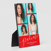 Plaque Photo Garde photo moderne Red Graduation (Côté)