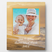 Plaque Photo Garde-Photo Ocean Sunrise Avec Texte (Devant)