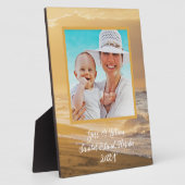 Plaque Photo Garde-Photo Ocean Sunrise Avec Texte (Côté)