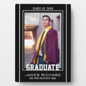 Plaque Photo Garde-photos moderne noir et blanc (Devant)