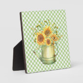 Plaque Photo Garden Watering (Recto)