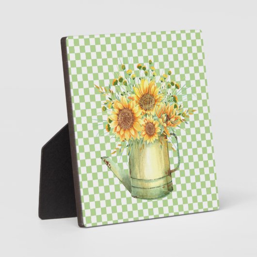 Plaque Photo Garden Watering (Recto)