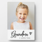 Plaque Photo Garder pour grand-mère | Photo moderne (Devant)