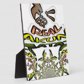 Plaque Photo Gardez-le réel : Art Kaleidoscope Impression/Graph (Côté)