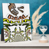 Plaque Photo Gardez-le réel : Art Kaleidoscope Impression/Graph (Côté)