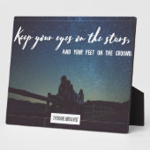 Plaque Photo Gardez Les Yeux Sur Les Étoiles (Côté)