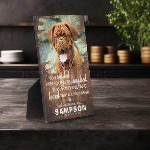 Plaque Photo Gardien photo commémoratif Russe en bois démonté