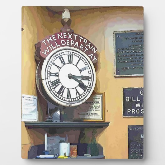 PLAQUE PHOTO GARE (Devant)