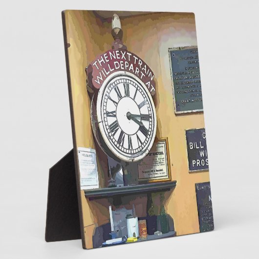 PLAQUE PHOTO GARE (Côté)