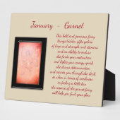 Plaque Photo Garnet (Côté)