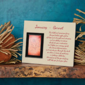 Plaque Photo Garnet (Côté)