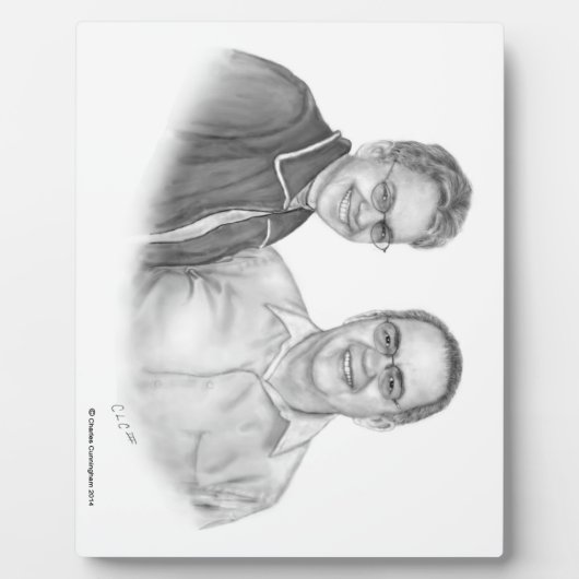 Plaque Photo Gary et Judy H (Devant)