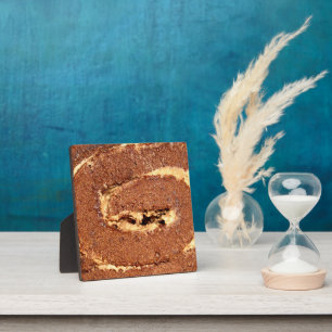 Plaque Photo Gâteau à la crème de café,