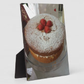 Plaque Photo Gâteau aux éponges Victoria (Côté)