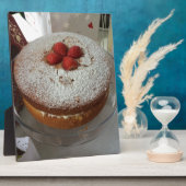 Plaque Photo Gâteau aux éponges Victoria (Côté)