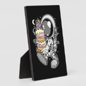 Plaque Photo Gâteau d'anniversaire des astronautes (Côté)