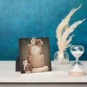 Plaque Photo Gâteau Mariage antique (Insitu)