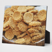 Plaque Photo Gâteaux de riz soufflé ~ Sucres asiatiques Dessert (Côté)