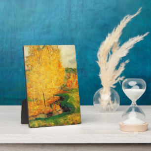 Plaque Photo Gauguin - Par le ruisseau, automne,