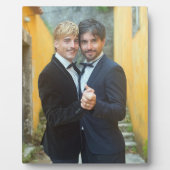 Plaque photo Gay Mariage Two Grooms (Devant)
