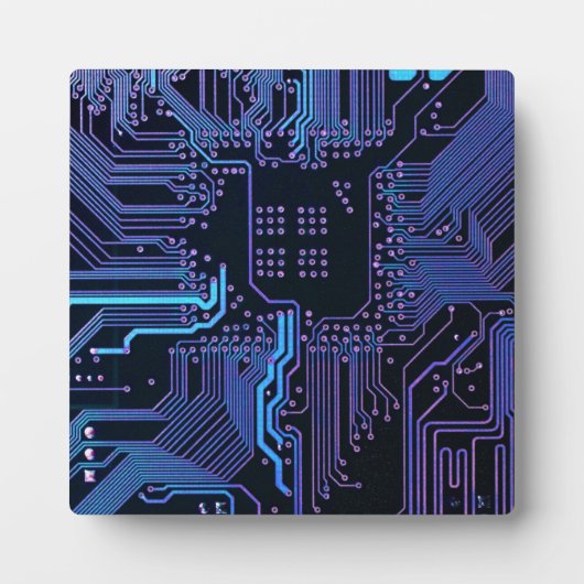 Plaque Photo Geek Sortie carte de circuit électronique Nerd PCB (Devant)