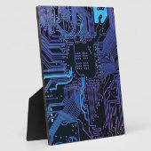 Plaque Photo Geek Sortie carte de circuit électronique Nerd PCB (Côté)