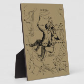 Plaque Photo Gemini Constellation Zodiac Hevelius 1690 (Côté)