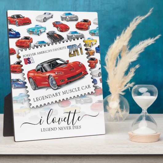 PLAQUE PHOTO GÉNÉRATIONS D'ART AUTOMOBILE (Côté)