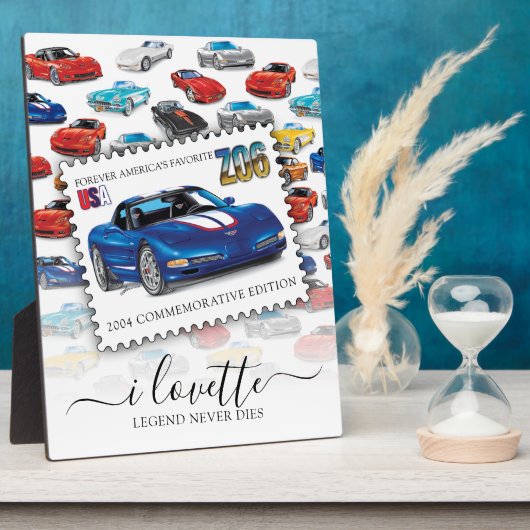 PLAQUE PHOTO GÉNÉRATIONS D'ART AUTOMOBILE (Côté)