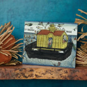 Plaque Photo Genèse 6:11-24 Arche de Noé, de la Bib de Nurember (Côté)