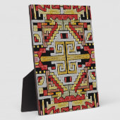 Plaque Photo Géométhorique Tribal/Motif ethnique (Côté)